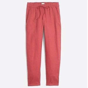 J. Crew Linen-Cotton Drawstring Pants